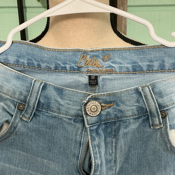 Chico’s Patchwork Distressed Jeans | Medium (8/10) | Boho Festival - Picture 3 of 3